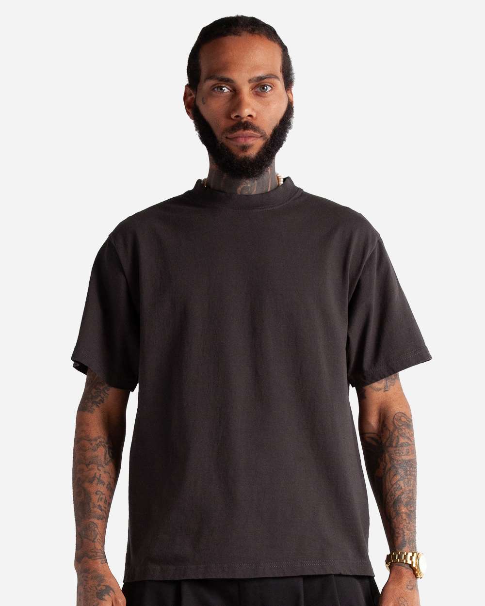 SHORT SLEEVE TEE - BUCK - OFF BLACK